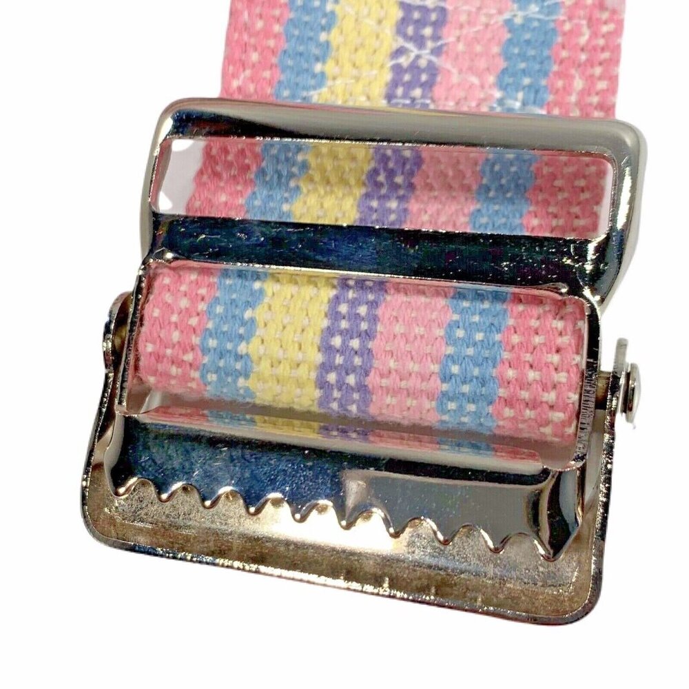Medi Choice Gait Strip Belt 58 inch Pastel Pink Blue Yellow Purple 2 in thick - Picture 5 of 6